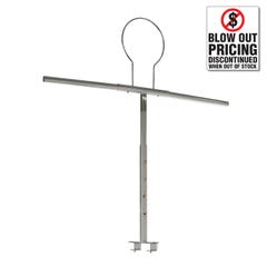 Chrome Rack Topper with Wire Head and Adjustable Arms
